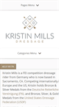 Mobile Screenshot of kmdressage.com